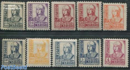 Spain 1937 Definitives 10v, Unused (hinged) - Unused Stamps