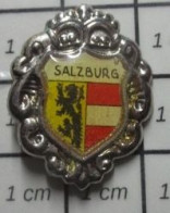 615E Pin's Pins / Beau Et Rare / VILLES / BLASON ECUSSO ARMOIRIES SALZBOURG SALZBURG - Steden