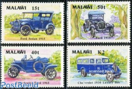 Malawi 1990 Automobiles 4v, Mint NH, Transport - Automobiles - Voitures