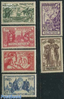 Mauritania 1937 World Expo Paris 6v, Unused (hinged), Transport - Various - Ships And Boats - World Expositions - Bateaux