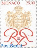 Monaco 1998 Golden Jubilee 1v (from S/s), Mint NH, History - Coat Of Arms - Unused Stamps