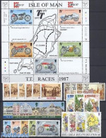 Isle Of Man 1987 Yearset 1987 (26v+1s/s), Mint NH, Various - Yearsets (by Country) - Non Classés