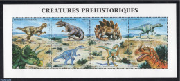 Madagascar 1999 Preh. Animals 8v M/s, Mint NH, Nature - Prehistoric Animals - Préhistoriques