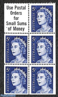 Australia 1967 Booklet Pane 5x5c, Mint NH - Nuovi