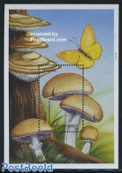 Angola 1999 Mushroom S/s, Agaricus Haemorholdarius, Mint NH, Nature - Mushrooms - Pilze