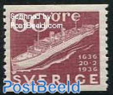 Sweden 1936 60o, Stamp Out Of Set, Unused (hinged), Transport - Ships And Boats - Ongebruikt