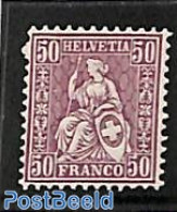 Switzerland 1867 50c, Stamp Out Of Set, Unused (hinged) - Unused Stamps