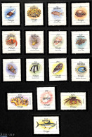Tonga 1984 On Service, Shells Overprints 16v, Mint NH, Nature - Shells & Crustaceans - Maritiem Leven