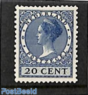 Netherlands 1934 20c, With WM, Perf. 12.75:13.5, Stamp Out Of Set, Mint NH - Neufs
