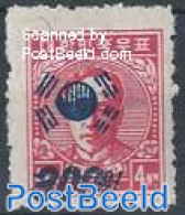 Korea, South 1951 300W On 4W, Stamp Out Of Set, Mint NH - Corée Du Sud