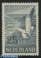 Netherlands 1951 25G., Stamp Out Of Set, Unused (hinged), Nature - Birds - Posta Aerea
