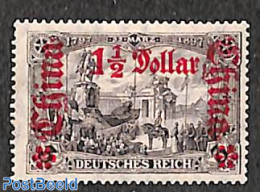 China (before 1949) 1912 German Post, 1.5$, Peace Print, Type Ia, Mint NH - China (kantoren)