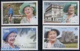 Anguilla 2000 Queen Mother 4v, Mint NH, History - Kings & Queens (Royalty) - Familles Royales