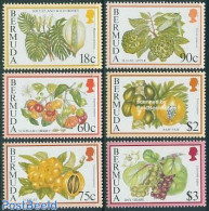 Bermuda 1995 Fruits 6v (without Year), Mint NH, Nature - Fruit - Frutta