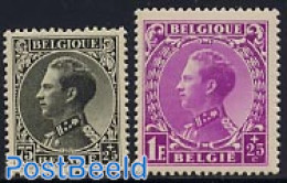 Belgium 1934 War Disabled 2v, Unused (hinged), Health - History - Disabled Persons - World War I - Nuovi