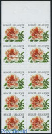 Belgium 1997 Flowers Booklet, Mint NH, Nature - Flowers & Plants - Unused Stamps
