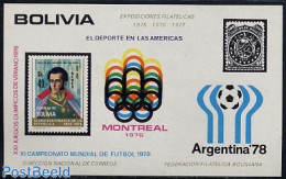 Bolivia 1975 Montreal 76 S/s, Mint NH, Sport - Olympic Games - Bolivia