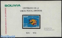 Bolivia 1975 UPU Centenary S/s, Mint NH, U.P.U. - U.P.U.