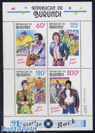 Burundi 1994 Popular Music S/s, Mint NH, Performance Art - Elvis Presley - Music - Popular Music - Elvis Presley