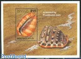 Maldives 1993 Shells S/s, Cypraecassis Rufa, Mint NH, Nature - Shells & Crustaceans - Marine Life