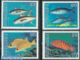 Micronesia 1995 Fish 4v, Mint NH, Nature - Fish - Fische