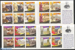 Isle Of Man 2003 Henry Bloom Noble Trust 2 Booklets, Mint NH, Religion - Sport - Churches, Temples, Mosques, Synagogue.. - Kirchen U. Kathedralen