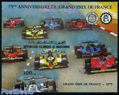 Mauritania 1982 Grand Prix De France S/s Imperforated, Mint NH, Sport - Transport - Autosports - Sport (other And Mixe.. - Autos