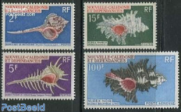 New Caledonia 1969 Shells 4v, Mint NH, Nature - Shells & Crustaceans - Unused Stamps