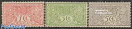 Netherlands 1906 Anti Tuberculosis 3v, Mint NH, Health - History - Nature - Anti Tuberculosis - Health - Coat Of Arms .. - Unused Stamps