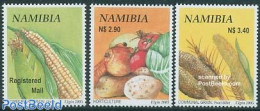 Namibia 2005 Vegetables 3v, Mint NH, Health - Food & Drink - Alimentazione
