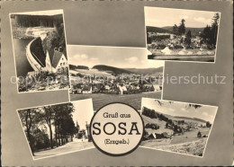 72341711 Sosa Erzgebirge Teilansichten Talsperre Sperrmauer Sosa - Sosa