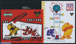 Nevis 1994 Mickey & Minnie 2 S/s, Mint NH, Art - Disney - Disney