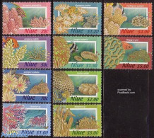Niue 1996 Definitives, Corals 10v, Mint NH, Nature - Fish - Poissons
