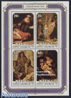 Niue 1981 Christmas, Rembrandt S/s, Mint NH, Religion - Christmas - Art - Paintings - Rembrandt - Natale
