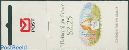 New Zealand 1991 Thinking Of You 5v In Booklet (45c Stamps), Mint NH, Nature - Cats - Stamp Booklets - Art - Clocks - Nuevos