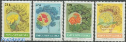 Papua New Guinea 1992 Trees 4v, Mint NH, Nature - Trees & Forests - Rotary, Lions Club