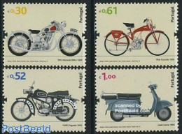 Portugal 2007 Motorcycles 4v (SMC,Famel,Vilar,Casal), Mint NH, Transport - Motorcycles - Unused Stamps