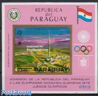 Paraguay 1970 Olympic Games Munich S/s, Olympic Site, Mint NH, Sport - Olympic Games - Paraguay