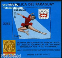 Paraguay 1974 Olympic Winter Games Innsbrucks S/s, Mint NH, Sport - Olympic Winter Games - Skating - Paraguay