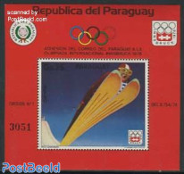 Paraguay 1975 Olympic Winter Games Innsbruck S/s, Ski Jumping, Mint NH, Sport - Olympic Winter Games - Skiing - Skiing