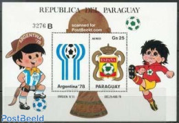Paraguay 1979 World Cup Football Spain S/s, Mint NH, Sport - Football - Paraguay
