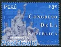 Peru 2000 Parliament 1v, Mint NH, Art - Sculpture - Sculpture