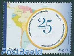 Peru 2005 25 Years ALADI 1v, Mint NH, Various - Maps - Geografia