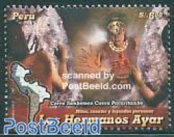 Peru 2005 Los Hermanos Ayar 1v, Mint NH, Various - Maps - Art - Fairytales - Geografia