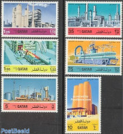 Qatar 1975 Industry 6v, Mint NH, Science - Various - Chemistry & Chemists - Industry - Chimica