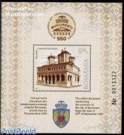 Romania 2009 550 Years Bucharest S/s, Mint NH, Religion - Churches, Temples, Mosques, Synagogues - Art - Architecture - Unused Stamps