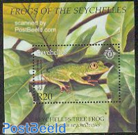 Seychelles 2003 Frogs S/s, Mint NH, Nature - Frogs & Toads - Reptiles - Andere & Zonder Classificatie