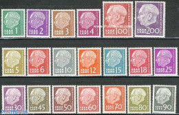 Germany, Saar 1957 Definitives 20v, Unused (hinged) - Andere & Zonder Classificatie