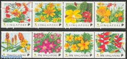 Singapore 1998 Flowers 2x4v [:::], Mint NH, Nature - Flowers & Plants - Andere & Zonder Classificatie