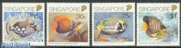 Singapore 1989 Fish 4v, Mint NH, Nature - Fish - Poissons